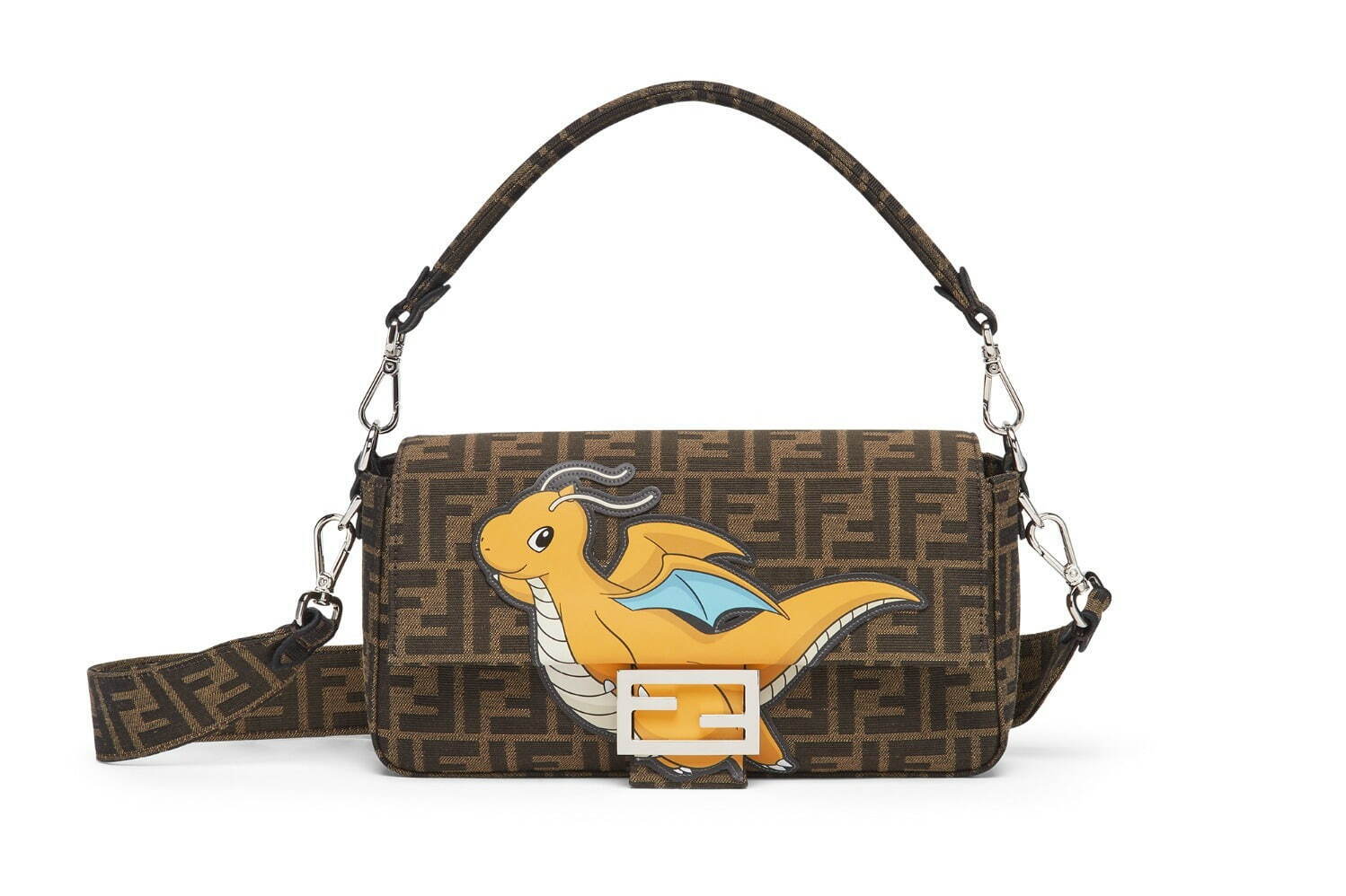FENDI x FRGMT x POKÉMON イエロー カイリューバッグ