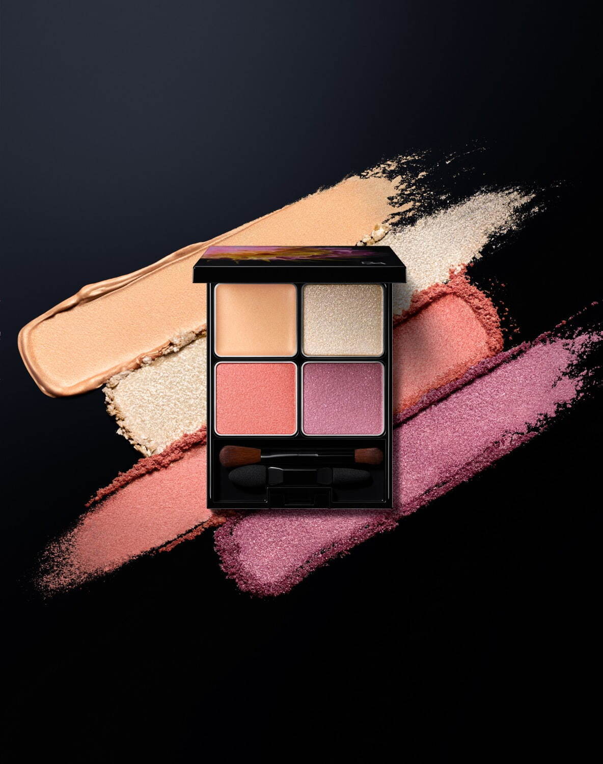 B.A 25年春コスメ「花びらアイシャドウ」に咲き誇る花々着想コーラル