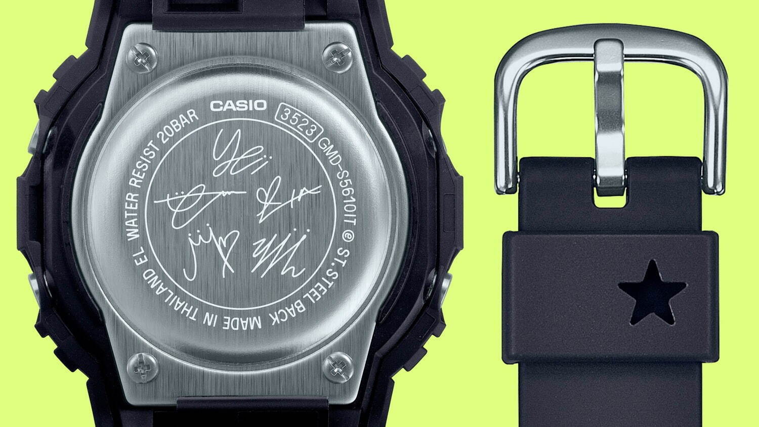 G-SHOCK×ITZYコラボ腕時計第2弾「GMD-S5610IT」ピンクやバイオレット1