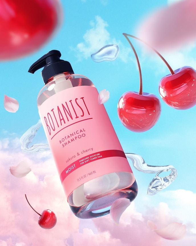 ボタニスト「サクラ＆チェリーの香り」25年春ヘアケア、“ツヤ髪”叶える
