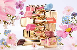 ゲラン2025年春コスメ、人気リップ「キスキス ビー グロウ」に“朝露