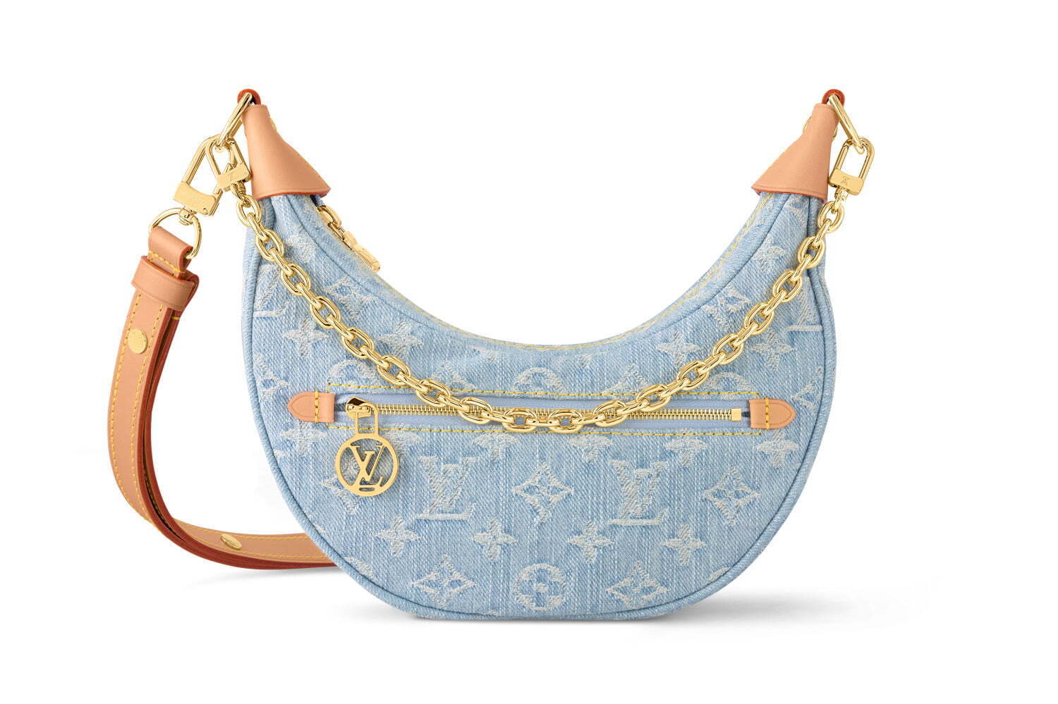 ルイ・ヴィトンのミニバッグ「ノエ パース・LV チャーム」ドロー