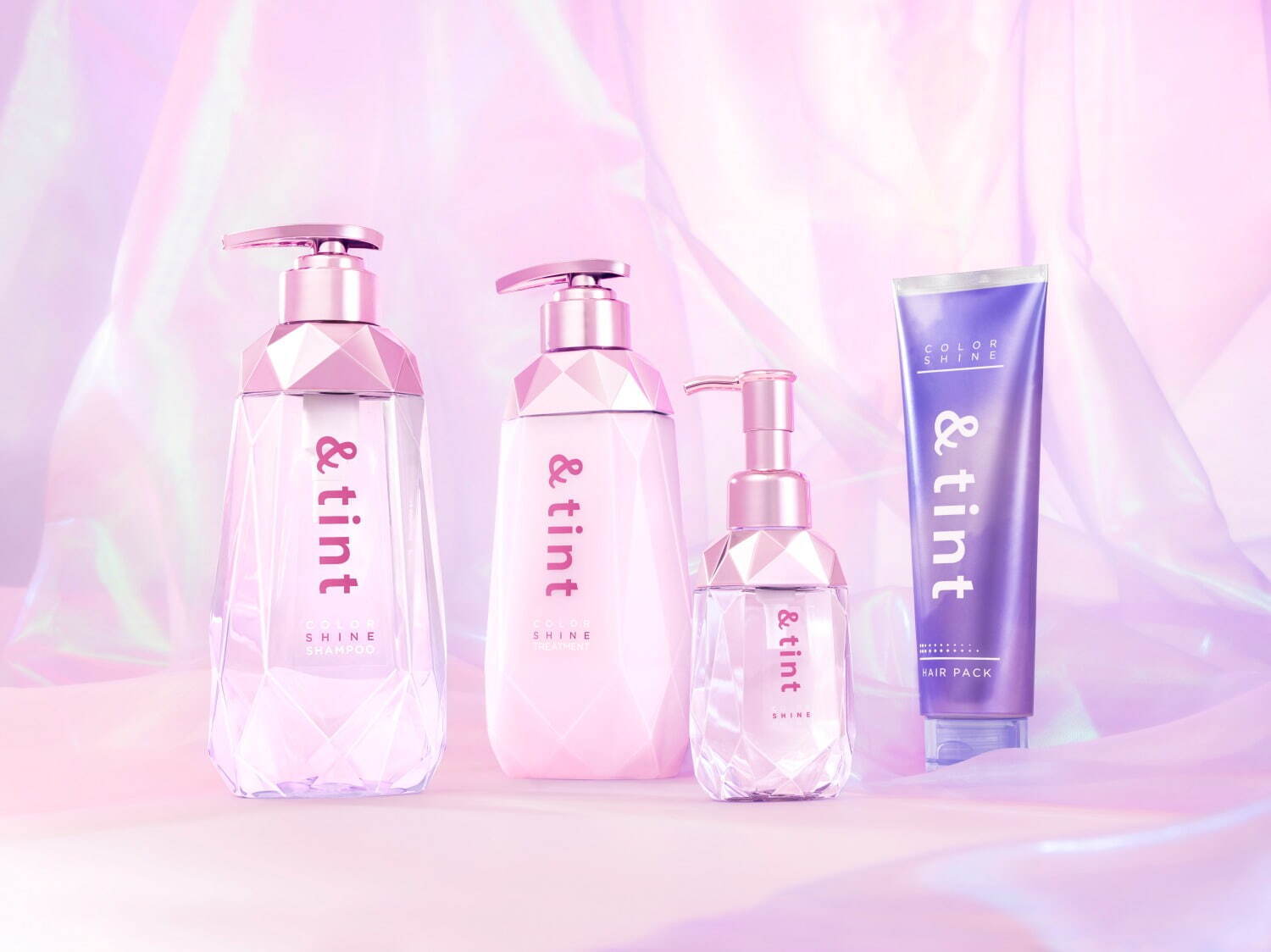 光沢カラーケア”の新ヘアケアブランド「アンドティント」誕生、ヘア