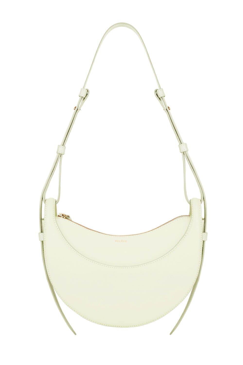 ポレーヌ定番＆24年新作バッグ、“乗馬用馬具”着想ハーフムーン型