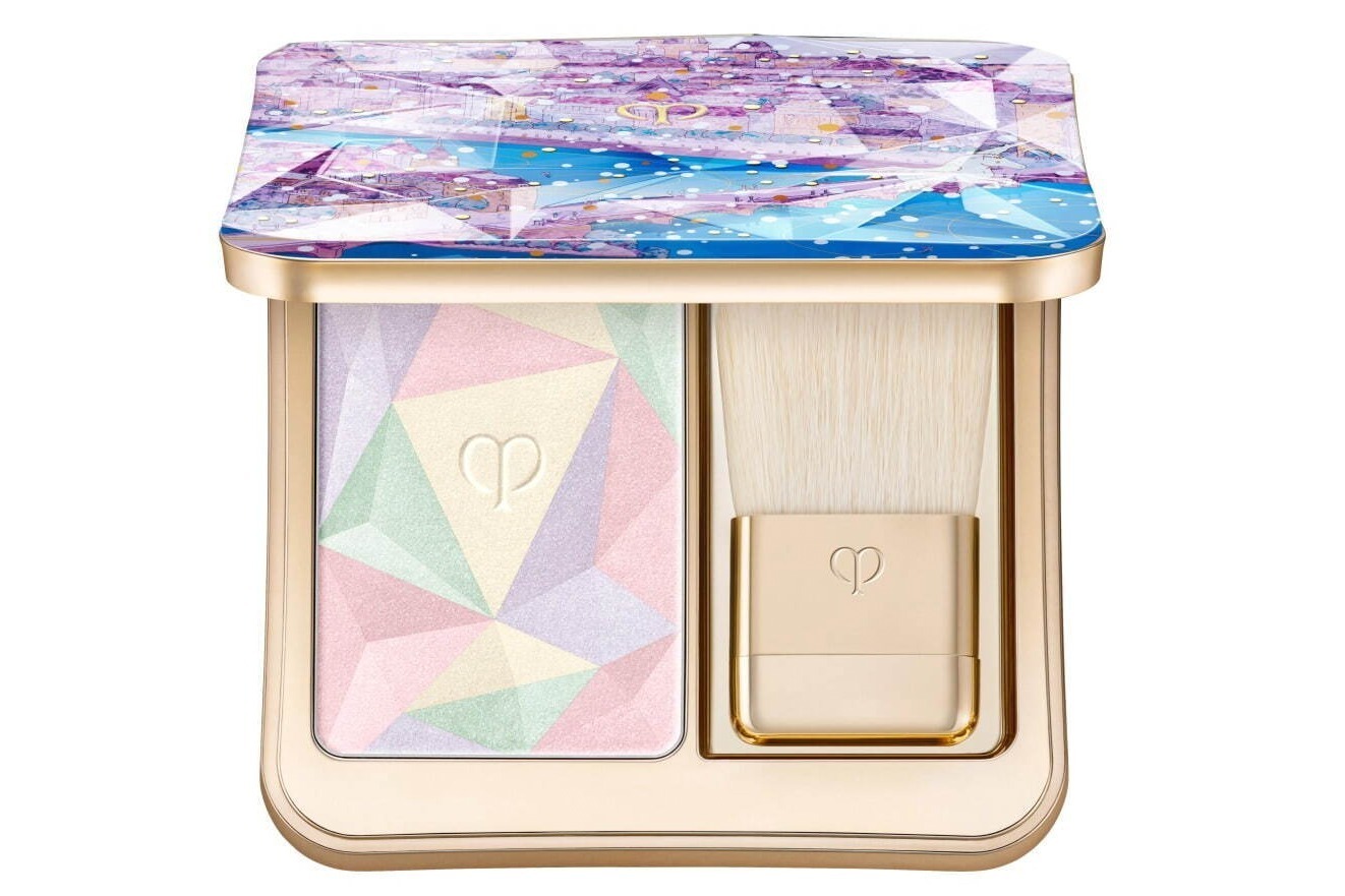 クレ・ド・ポー ボーテ24年クリスマスコスメ、“雪の結晶”ブルーの透明