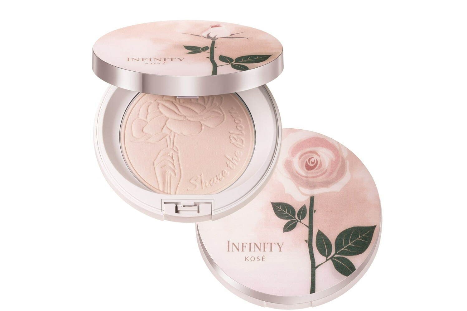 インフィニティ「バラ」テーマの24年冬コスメ、“ローズ刻印入り”限定