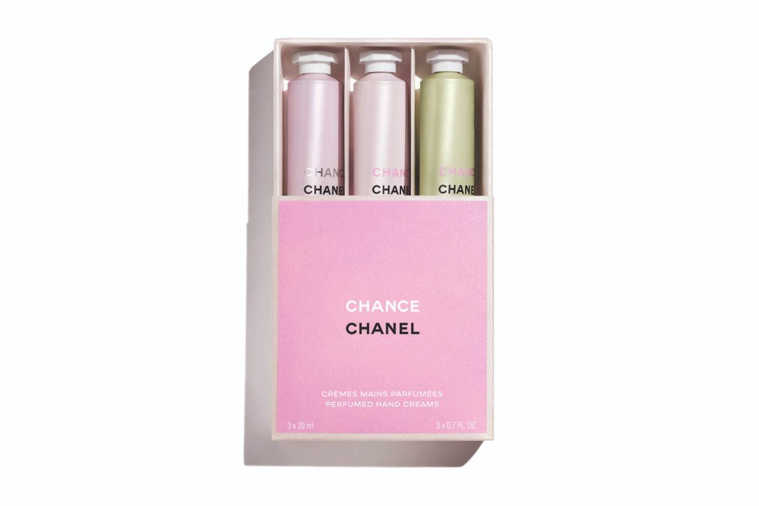 シャネル24年春ボディケア、人気フレグランス「チャンス」の3つの香り
