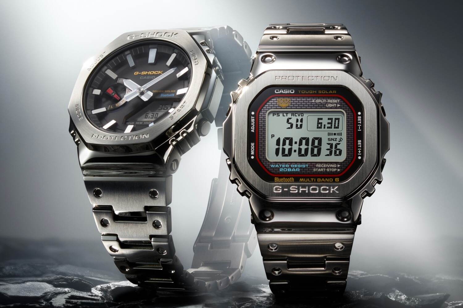 ビームス × G-SHOCKの腕時計“ジェイソン”、グレースケルトンカラーの