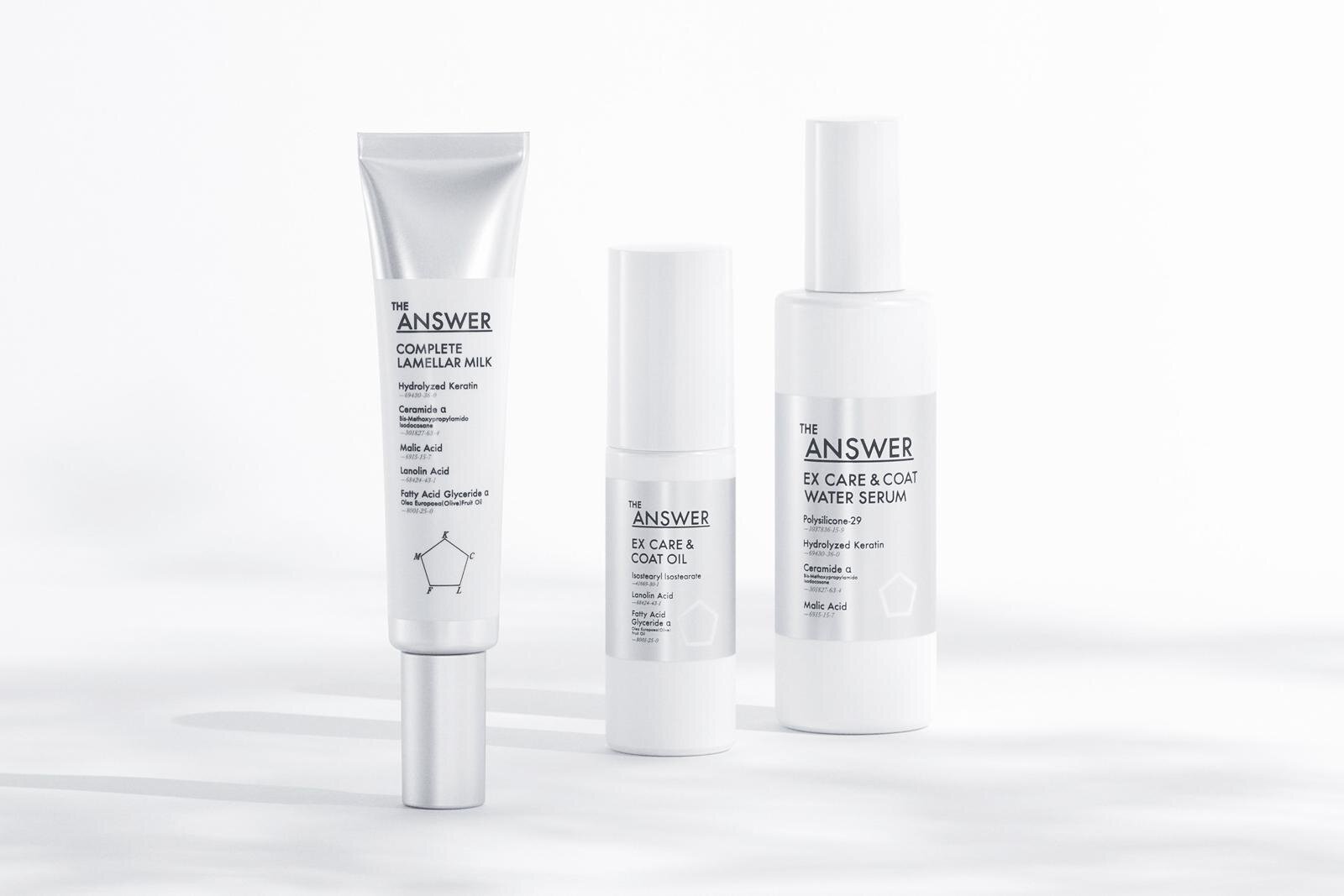 話題のジアンサーから新ヘアミルク「コンプリートラメラミルク」“内