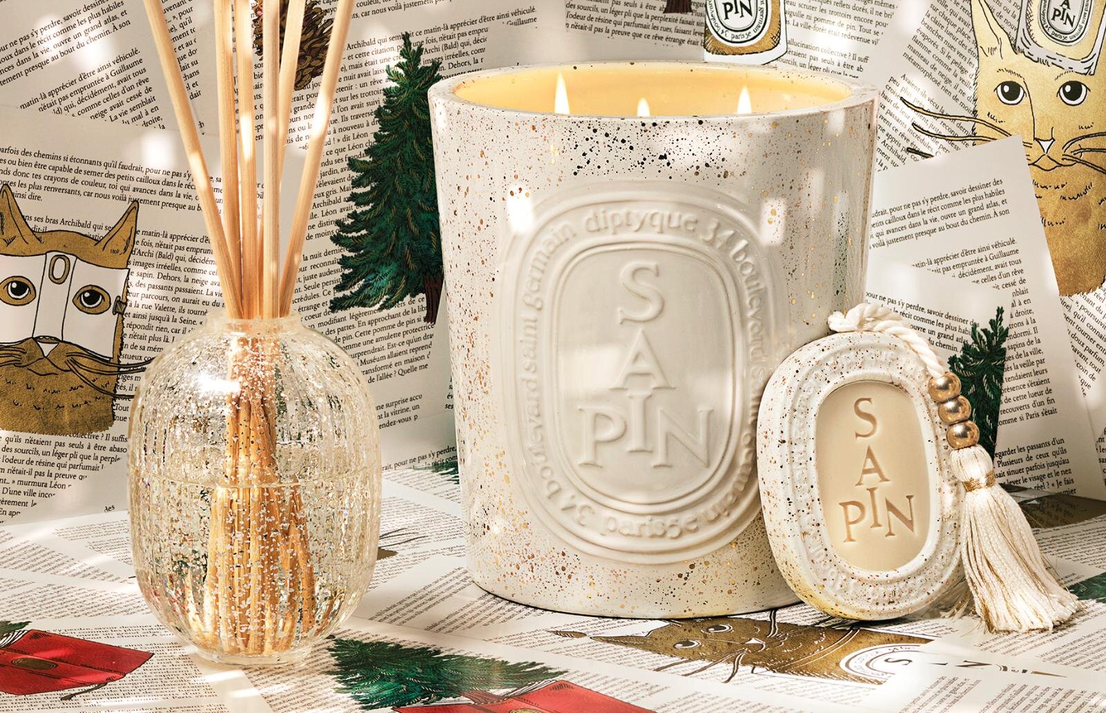 ディプティック2025年クリスマスコフレ第2弾“おとぎ話着想”黄金パケの