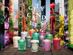 ディプティック“世界の都市の香り”「シティキャンドル」ミラノやパリ