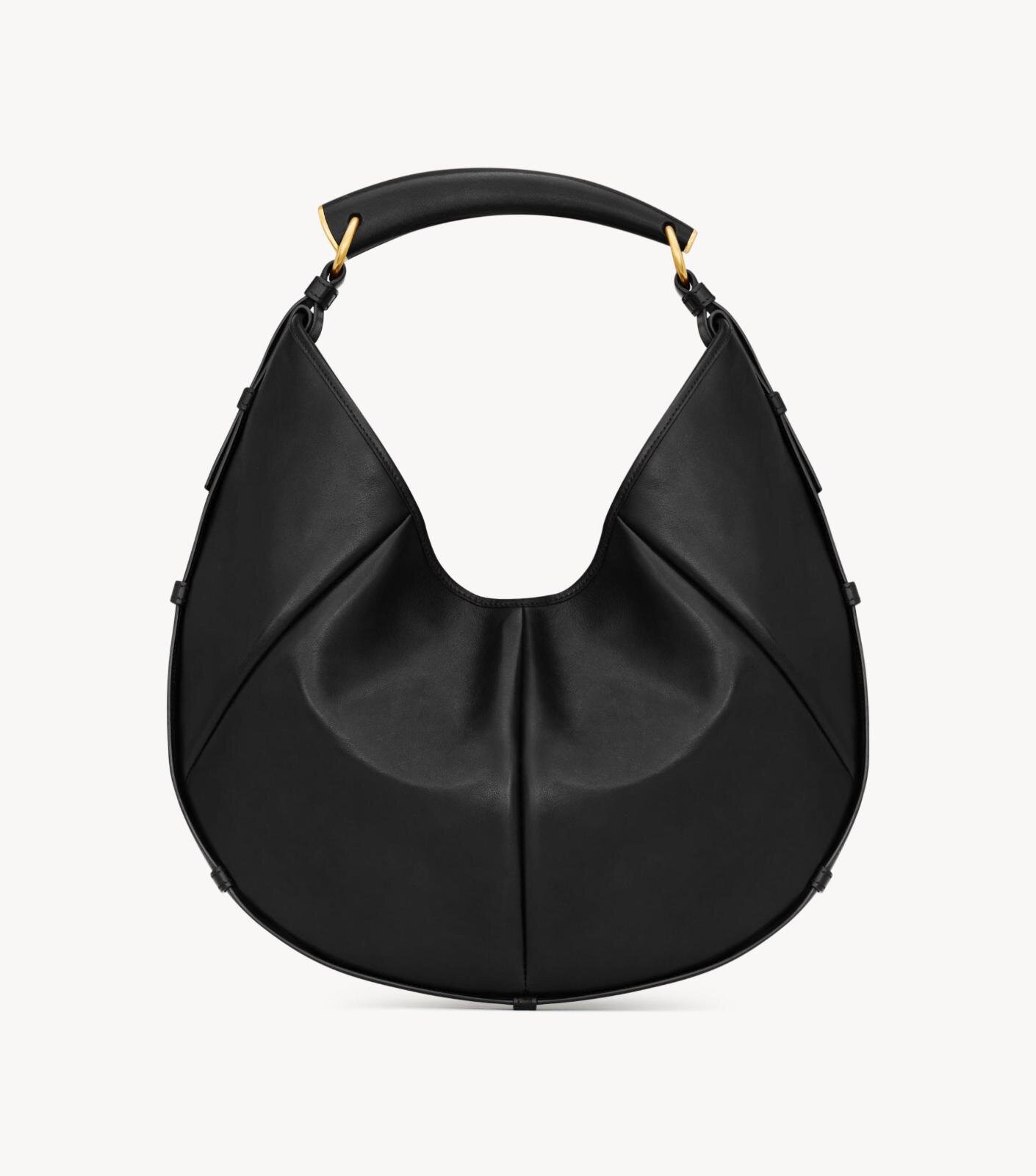 サンローラン“ツノ型ハンドル”の丸みレザーバッグ「モンバサ」再登場