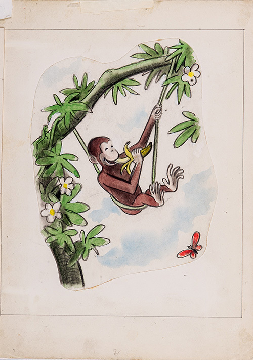 おさるのジョージ展「ひとまねこざる」からアニメーションまで]松屋