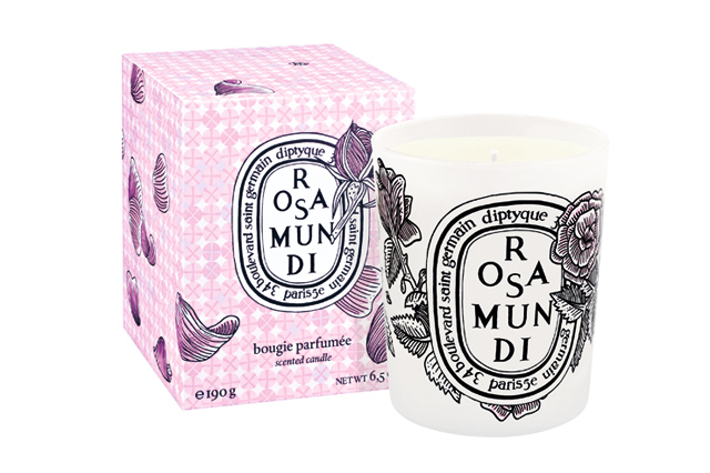 diptyque GERANIUM ROSAキャンドル 190g オードトワレ付 Geranium Rosa