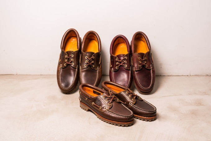 ティンバーランドのモカシンシューズ「スリーアイ クラシックラグ」全