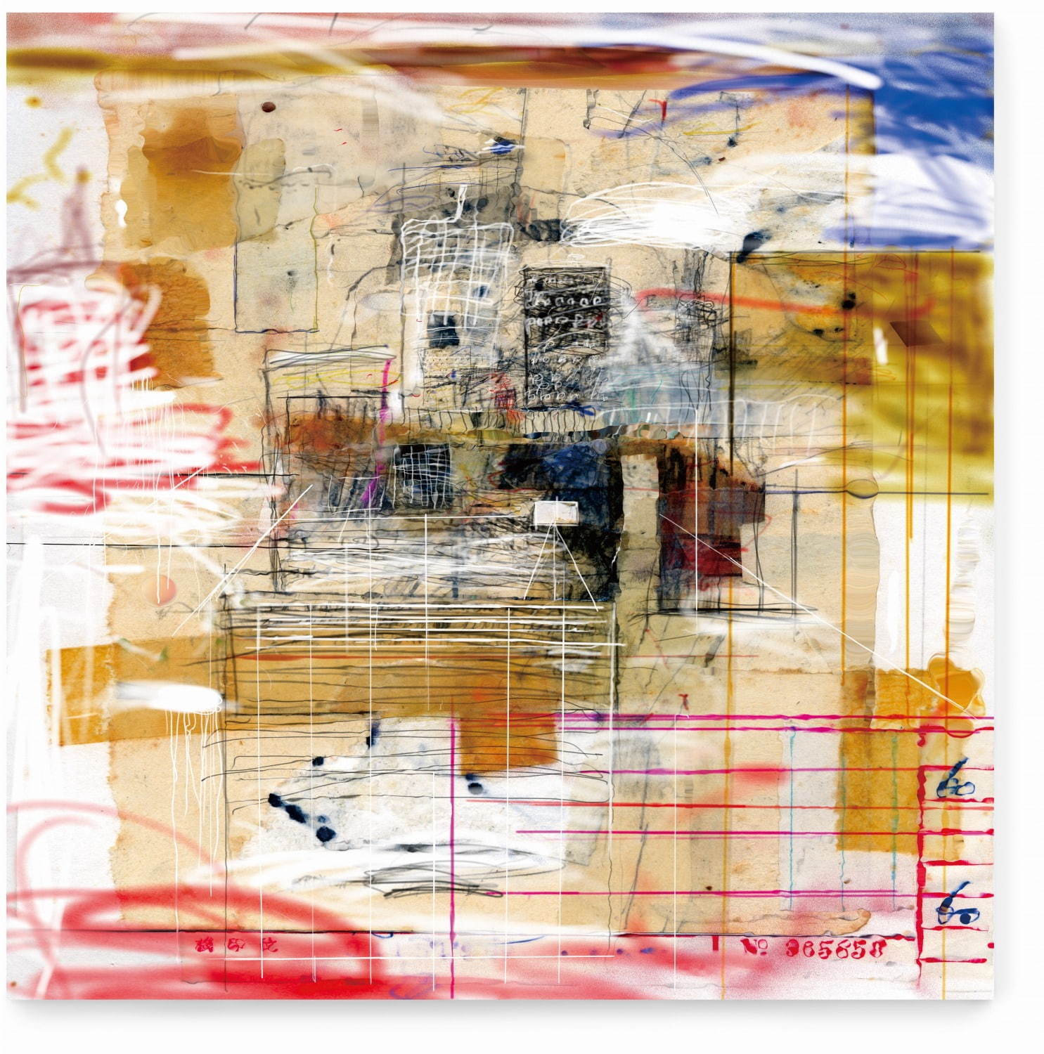 大竹伸朗 ビル景 1978-2019」水戸芸術館現代美術ギャラリーで、500点