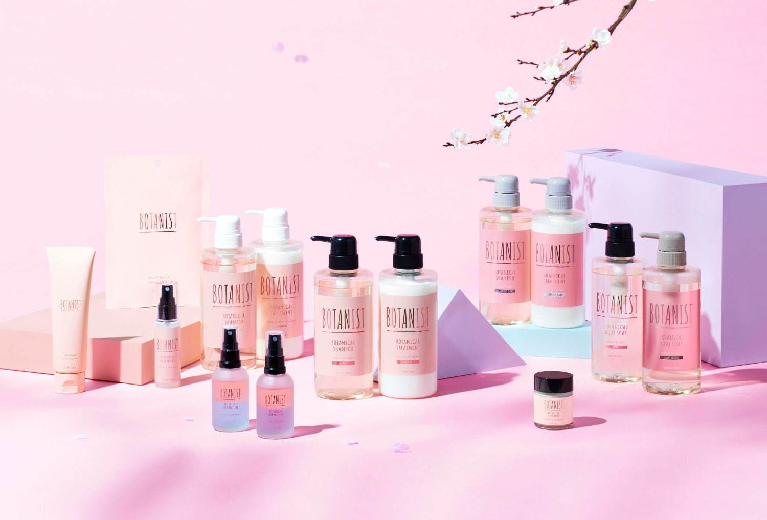 ボタニスト“サクラ香る”春限定ヘア＆ボディケアアイテム、初のヘア