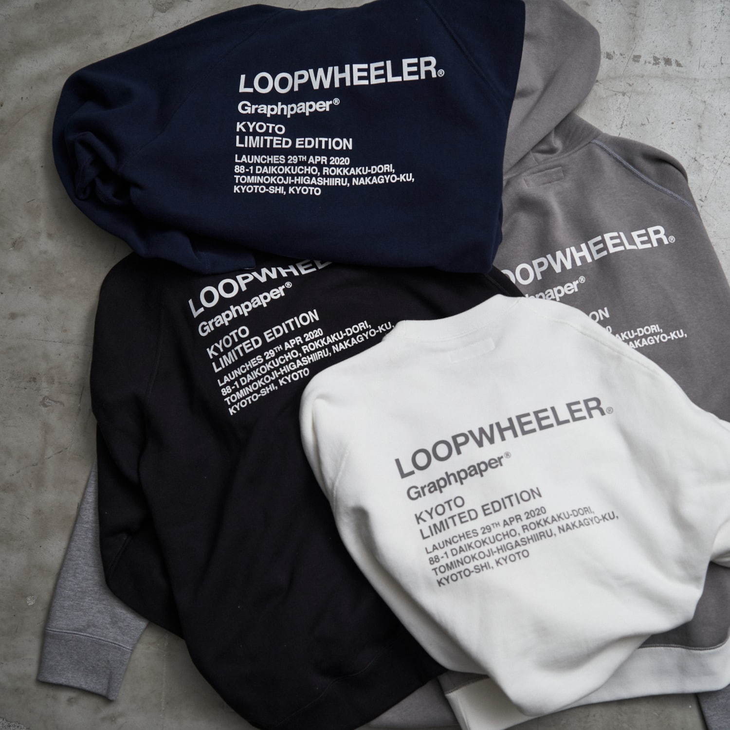 グラフペーパーの新店が京都に、ループウィラーとの限定コラボ