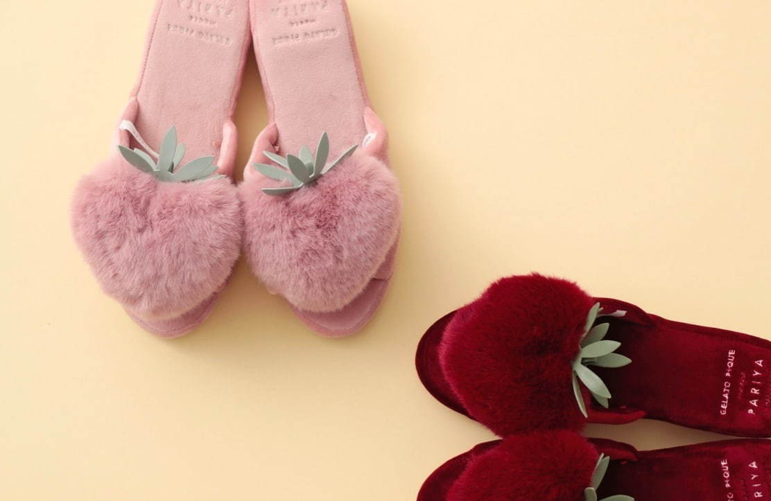 ジェラート ピケの“ショートケーキ”ルームウェア＆ふわふわ苺シューズ