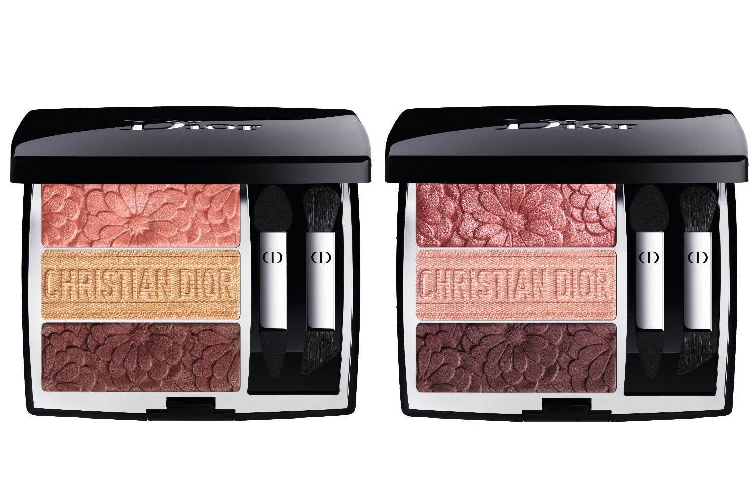ディオール2021年春コスメ、花模様のアイシャドウ パレット