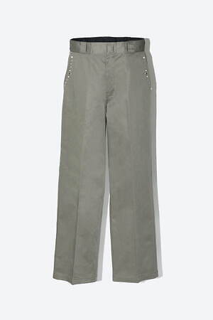 TOGA × ディッキーズ - レザーやメタルパーツ付きワイド＆フレアパンツ