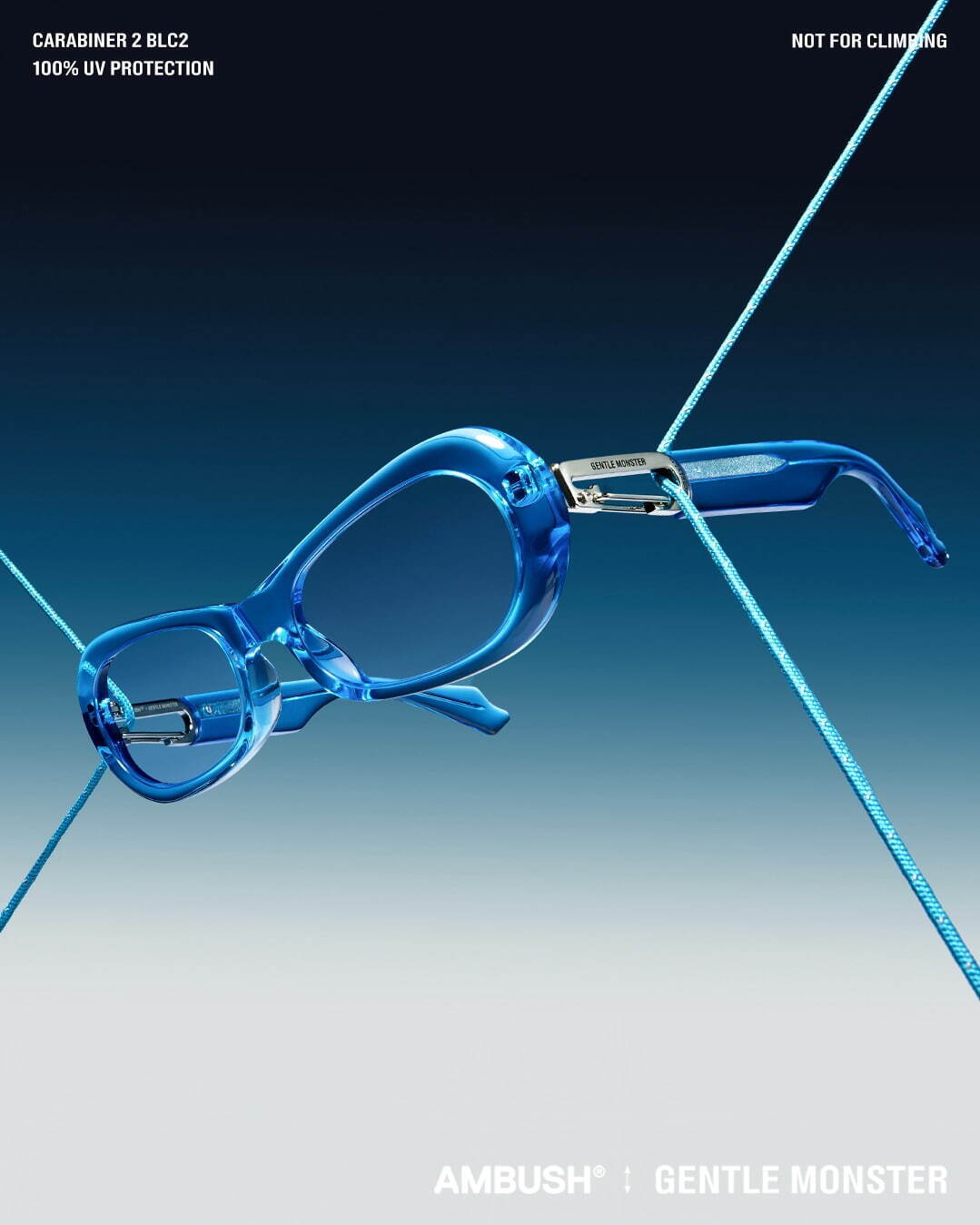 アンブッシュ×ジェントル モンスター“カラビナ”付きサングラス