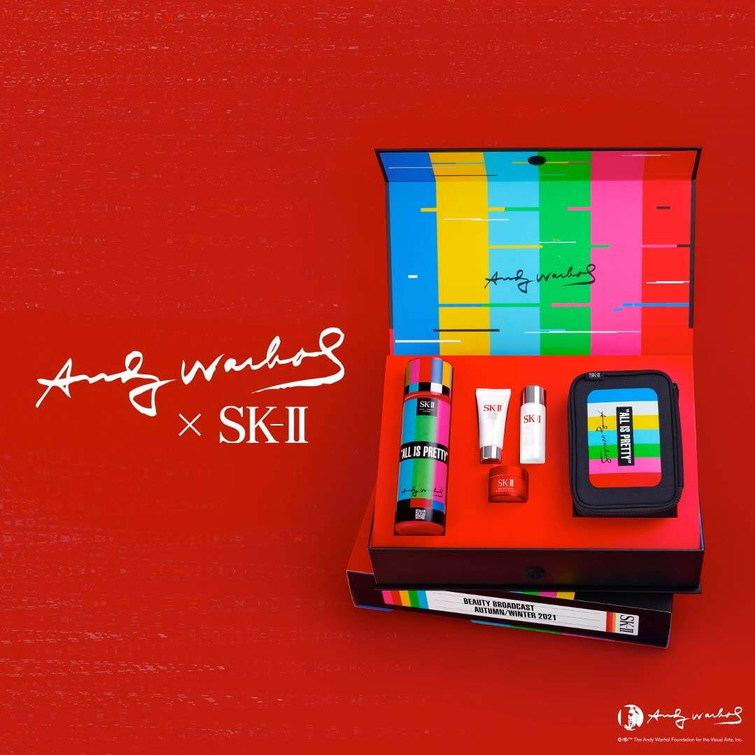 SK-II21年クリスマスコフレ、アンディ・ウォーホルとコラボ化粧水“現品