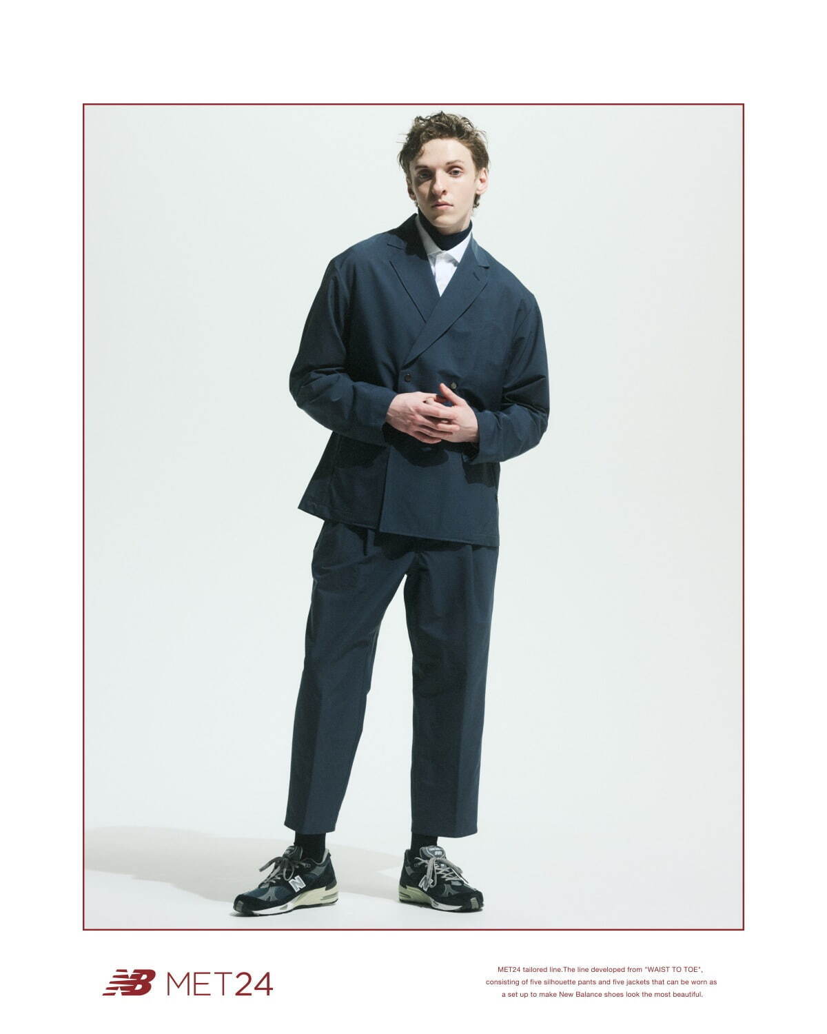 写真10/15｜ニューバランス「MET24」×エディフィス、ネイビーで統一