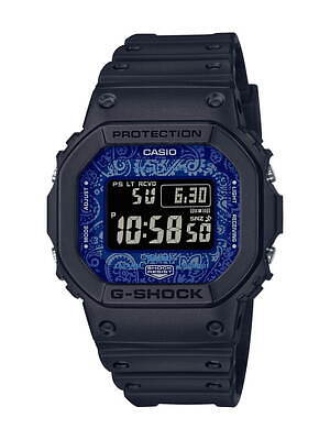 G-SHOCKからブルーペイズリー柄の新作モデル、定番スクエアや
