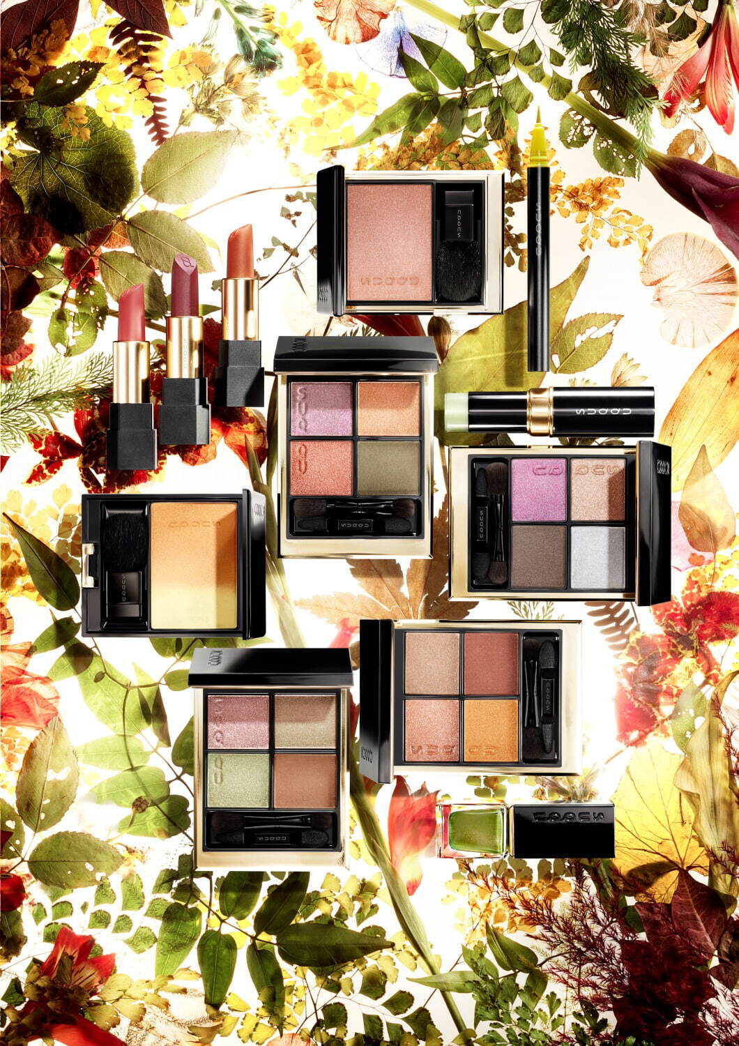 SUQQU2022年秋コスメ、“秋の情景”生まれ4色アイシャドウや“紅葉カラー