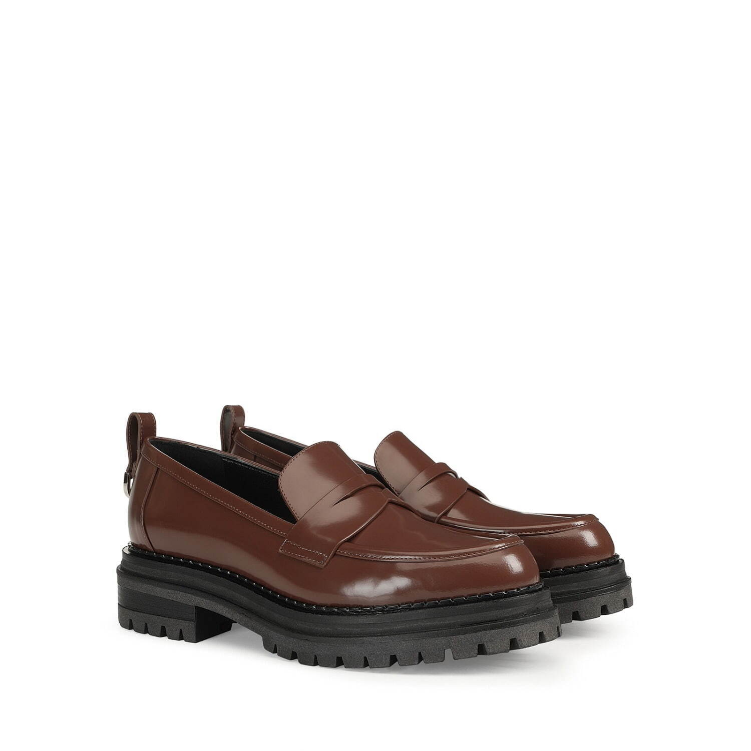 セルジオ ロッシ“クリスタルが輝く”厚底ローファー、「エスアール