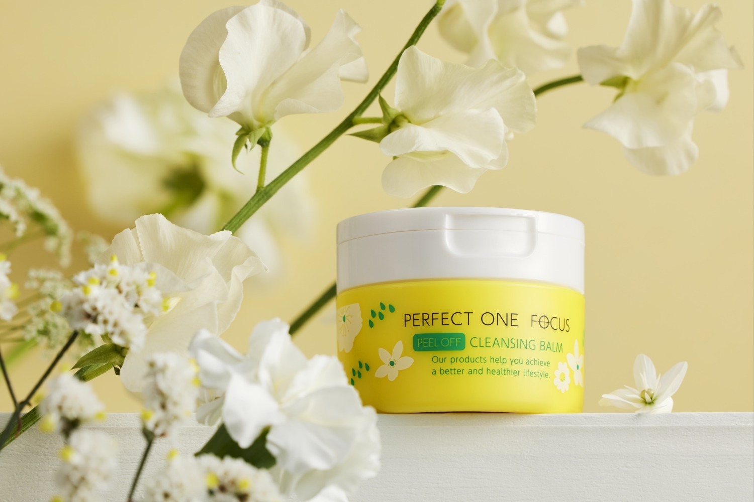パーフェクトワンフォーカス“日本初”ピーリングバーム、クレンジング