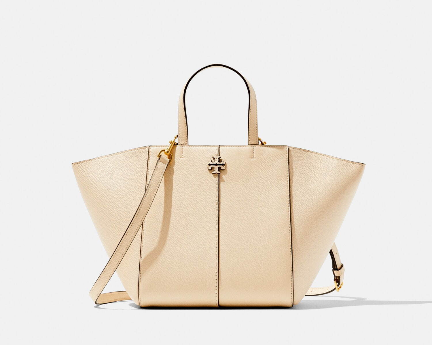 トリー バーチのバッグ「マックグロー」新作、シルエットが変わる扇状