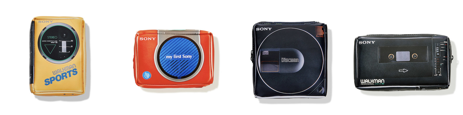 ウォークマン」過去モデルをモチーフにしたオリジナルポーチが銀座