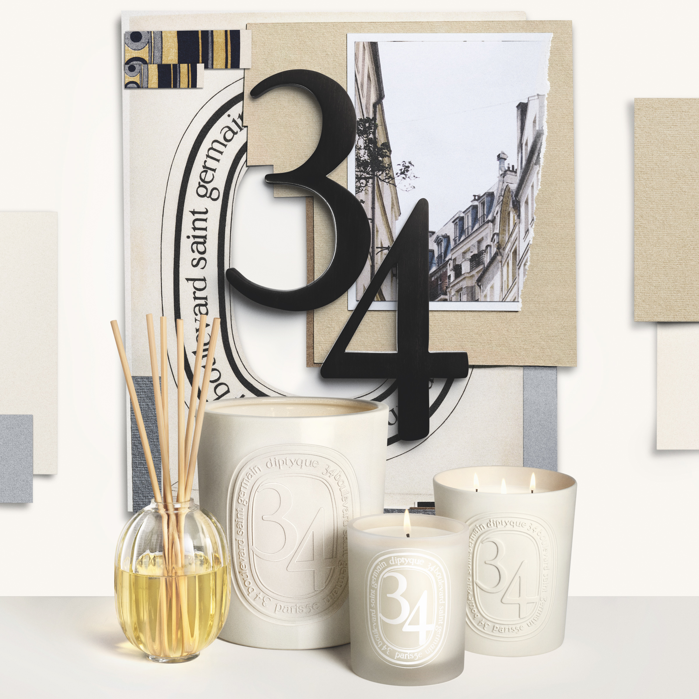 ディプティック「サン・ジェルマン大通り34」に新ホームフレグランスが登場