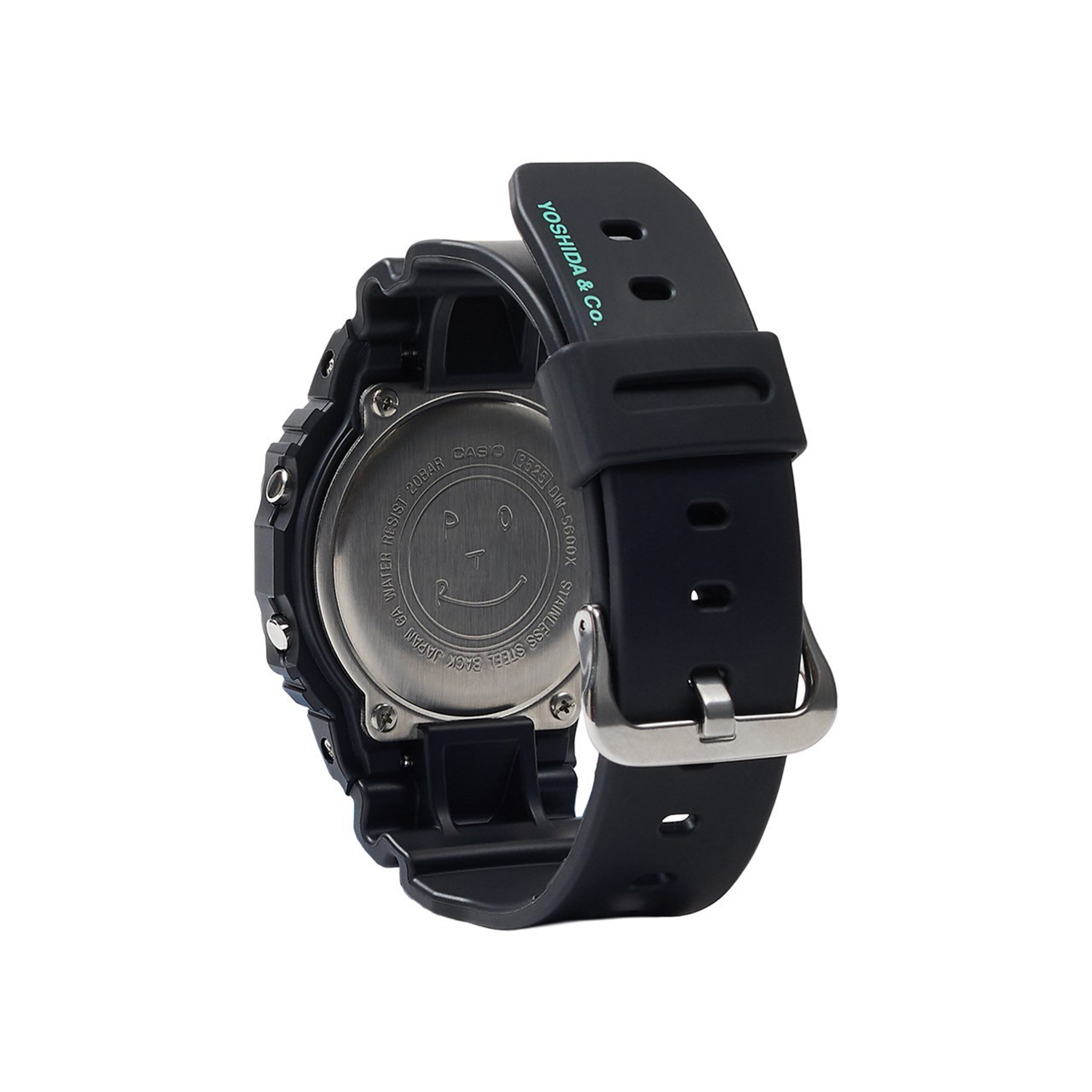 Gショック × POTR ブラックをベースにターコイズブルーを配した「DW