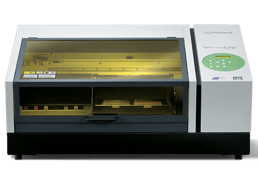 オリジナルグッズ制作にUVプリンター Roland LEF2-300