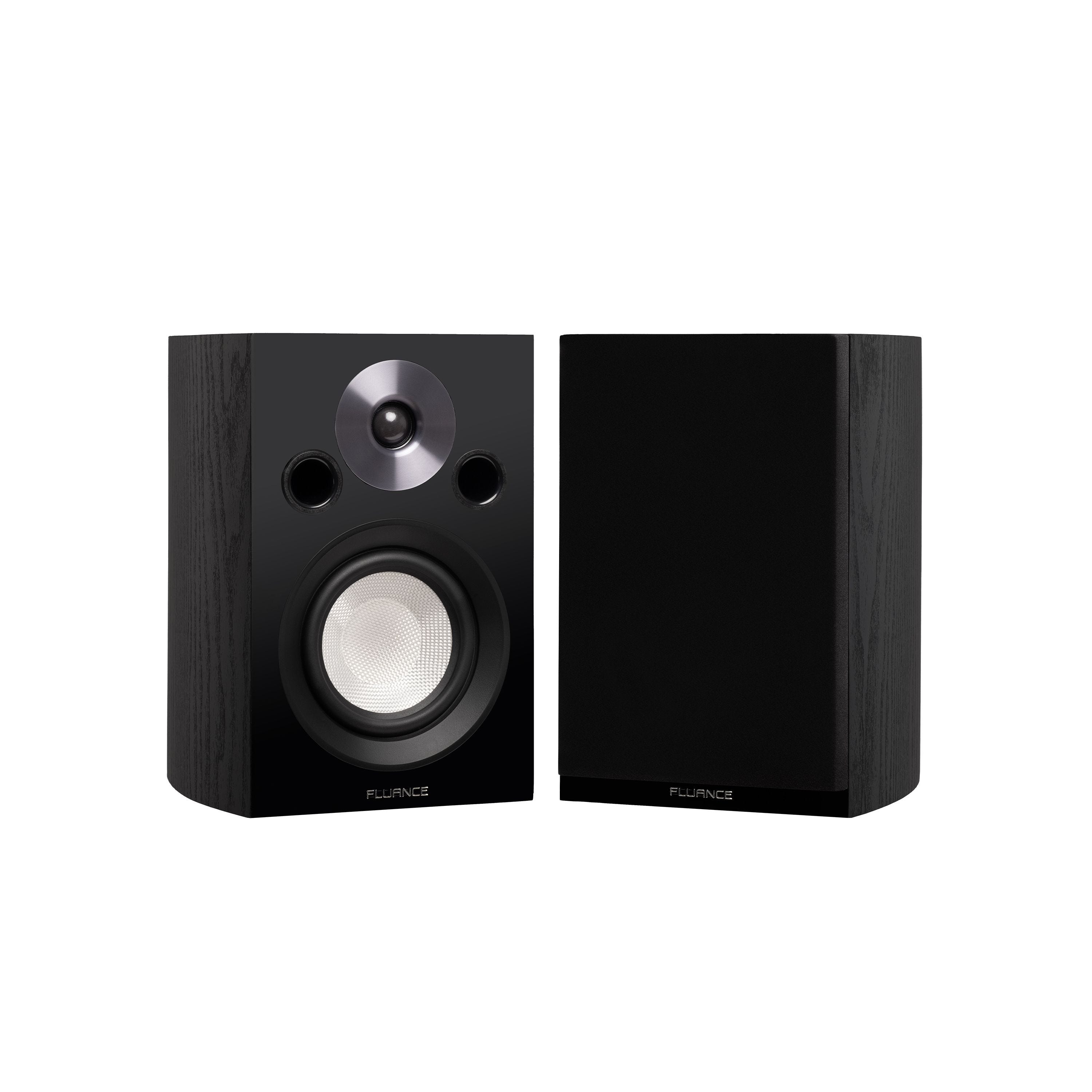 High Performance Two-way Bookshelf Surround Sound Speakers - Dark