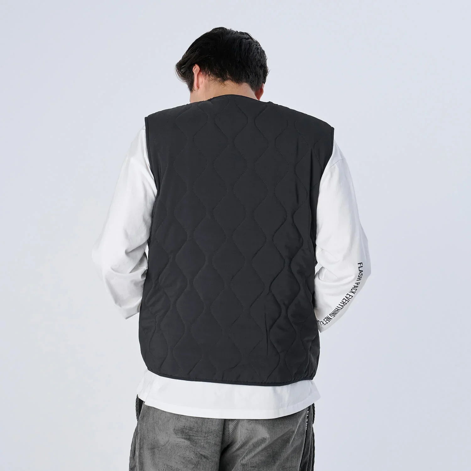 XV-KILT（ストレッチ中綿キルティングベスト） BLACK - OUTERWEAR