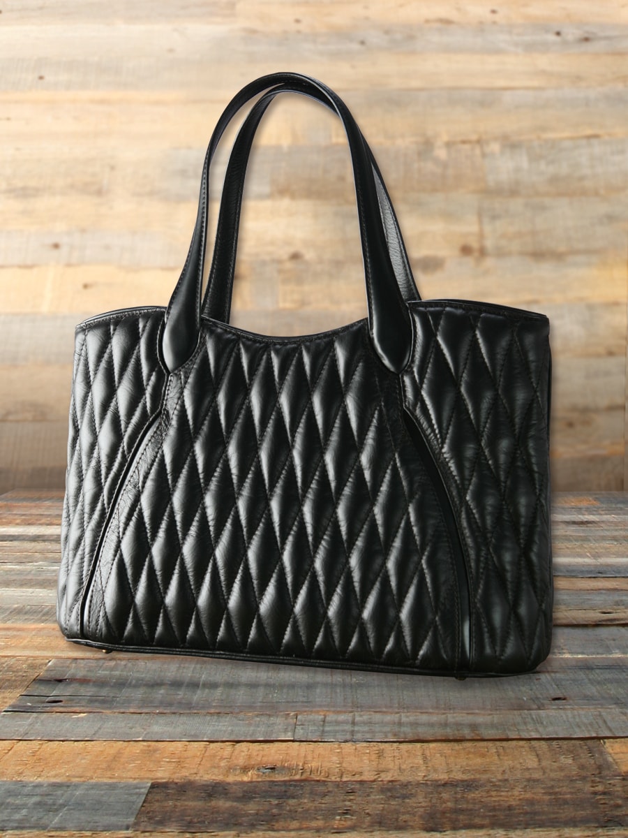 キルティング レザー トートバッグ FN-B6R2-5 | THE FLAT HEAD