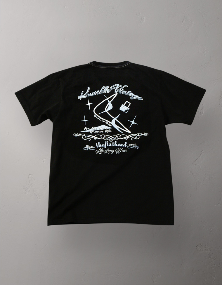 3本針の1本外し Tシャツ FN-THC-029 | THE FLAT HEAD