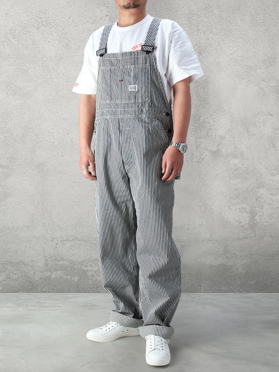 ヒッコリーオーバーオール FN-PA-DO801 | THE FLAT HEAD