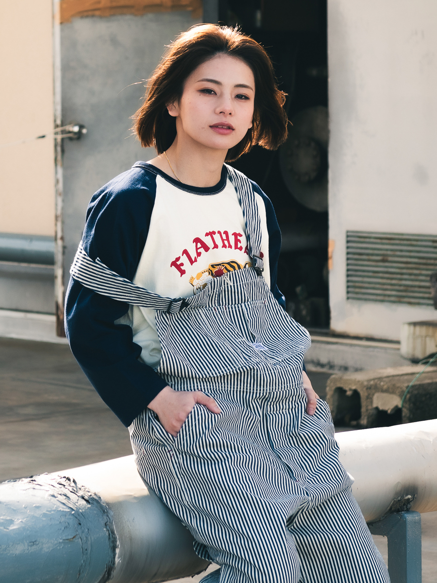 ヒッコリーオーバーオール FN-PA-DO801 | THE FLAT HEAD