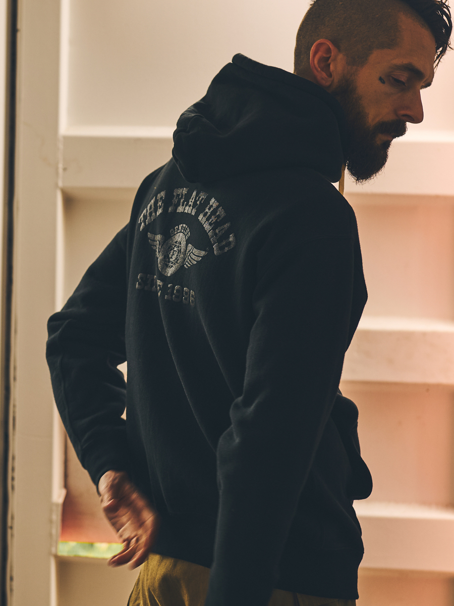 ハイネック フルジップ スウェットパーカー 裏起毛 FN-MHZP-002 | THE