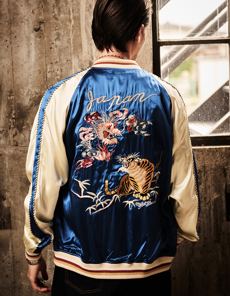 スーベニアジャケット タイガー&ドラゴン FN-OJ-SV003 | THE FLAT HEAD