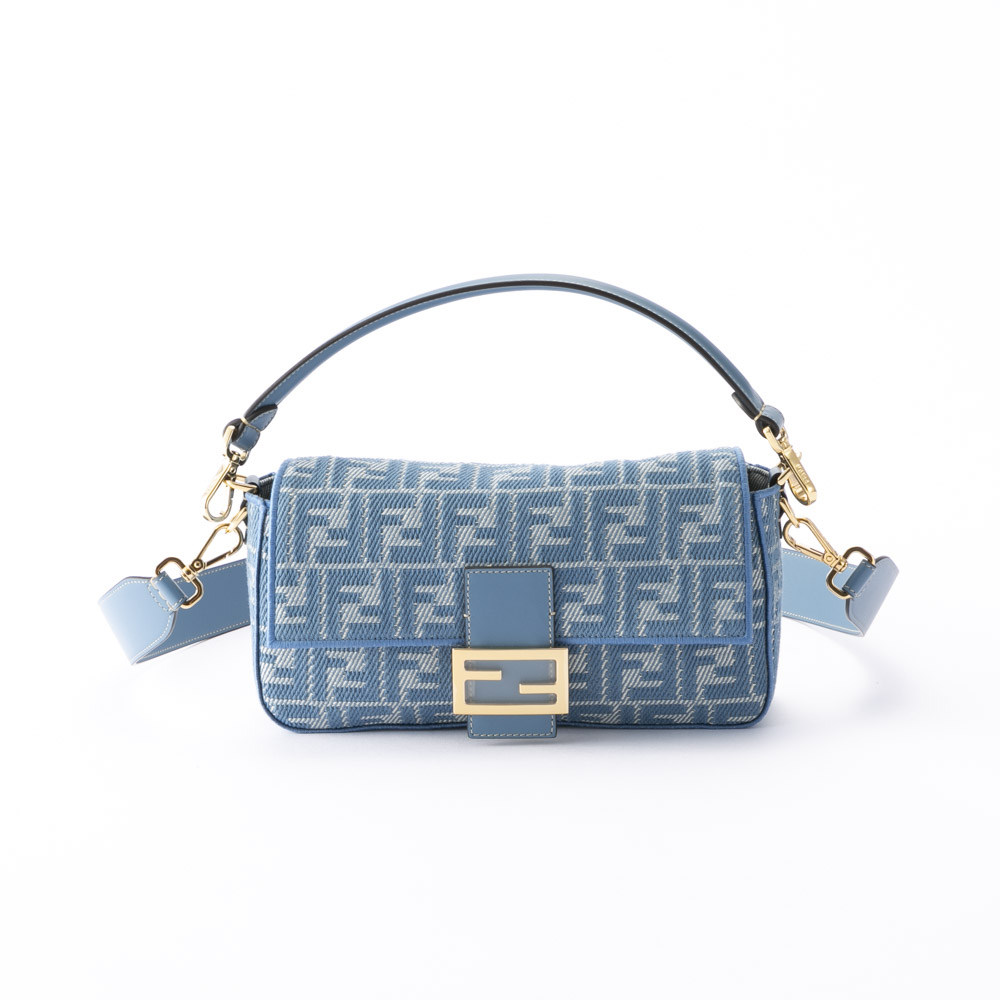 フェンディ FENDI FFジャカード MD バゲットバッグ 8BR600-AUPX