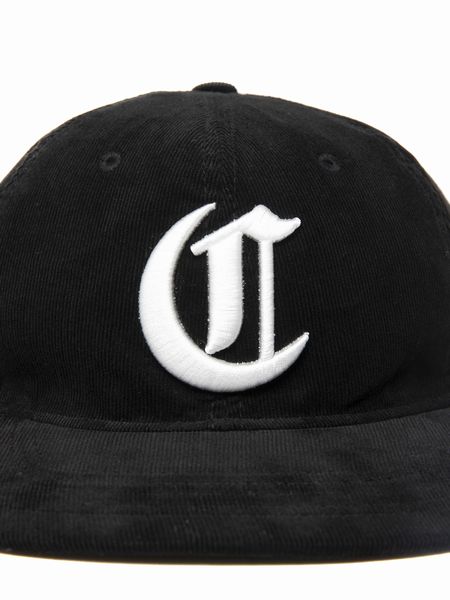COOTIE PRODUCTIONS / Corduroy 6 Panel Cap -Black×White-