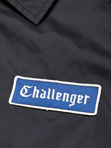CHALLENGER / LOGO COACH JACKET -Black-