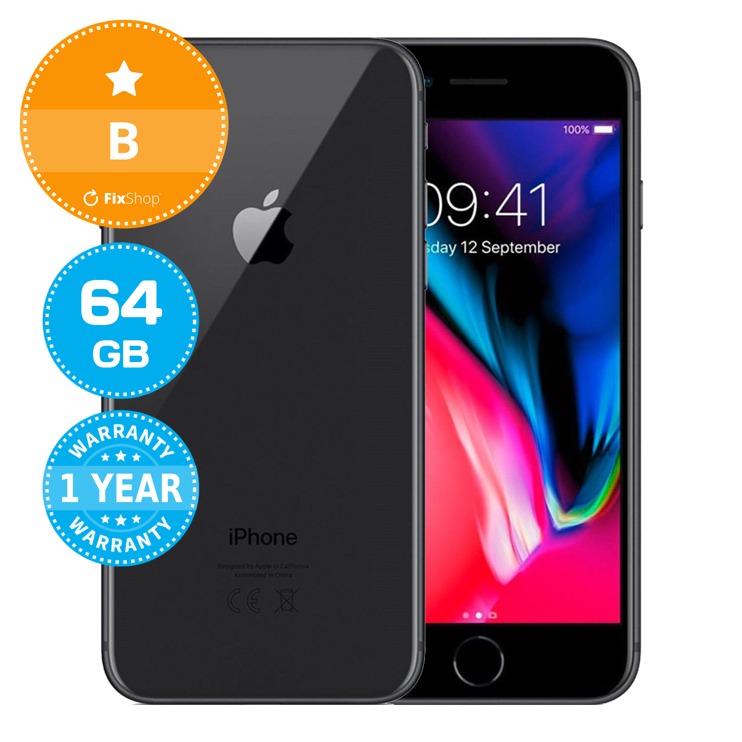 iPhone 8 64GB SIMフリー スペースグレイ Apple iPhone 8 64GB SIM