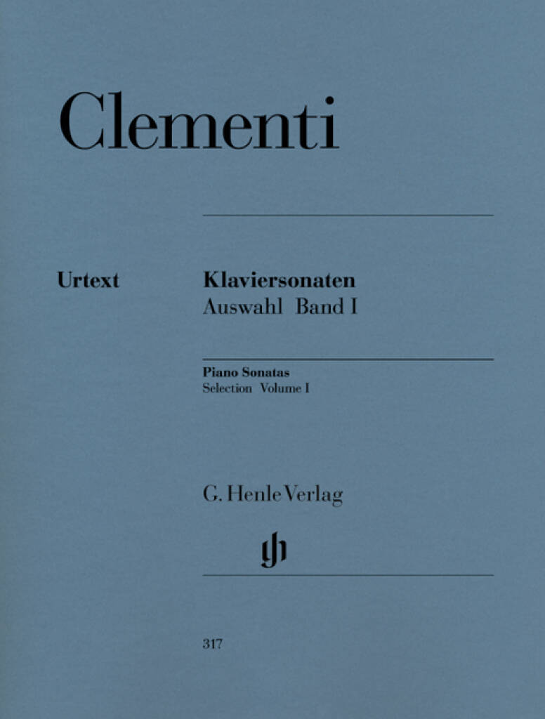 Clementi: Selected Piano Sonatas - Volume 1 – Ficks Music